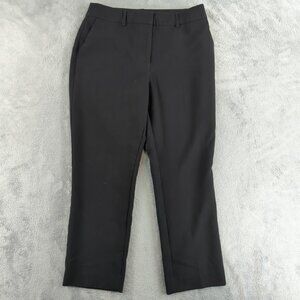 Hilary Radley Pants Womens 6‎ Black capri Stretch Dress Career Work Office